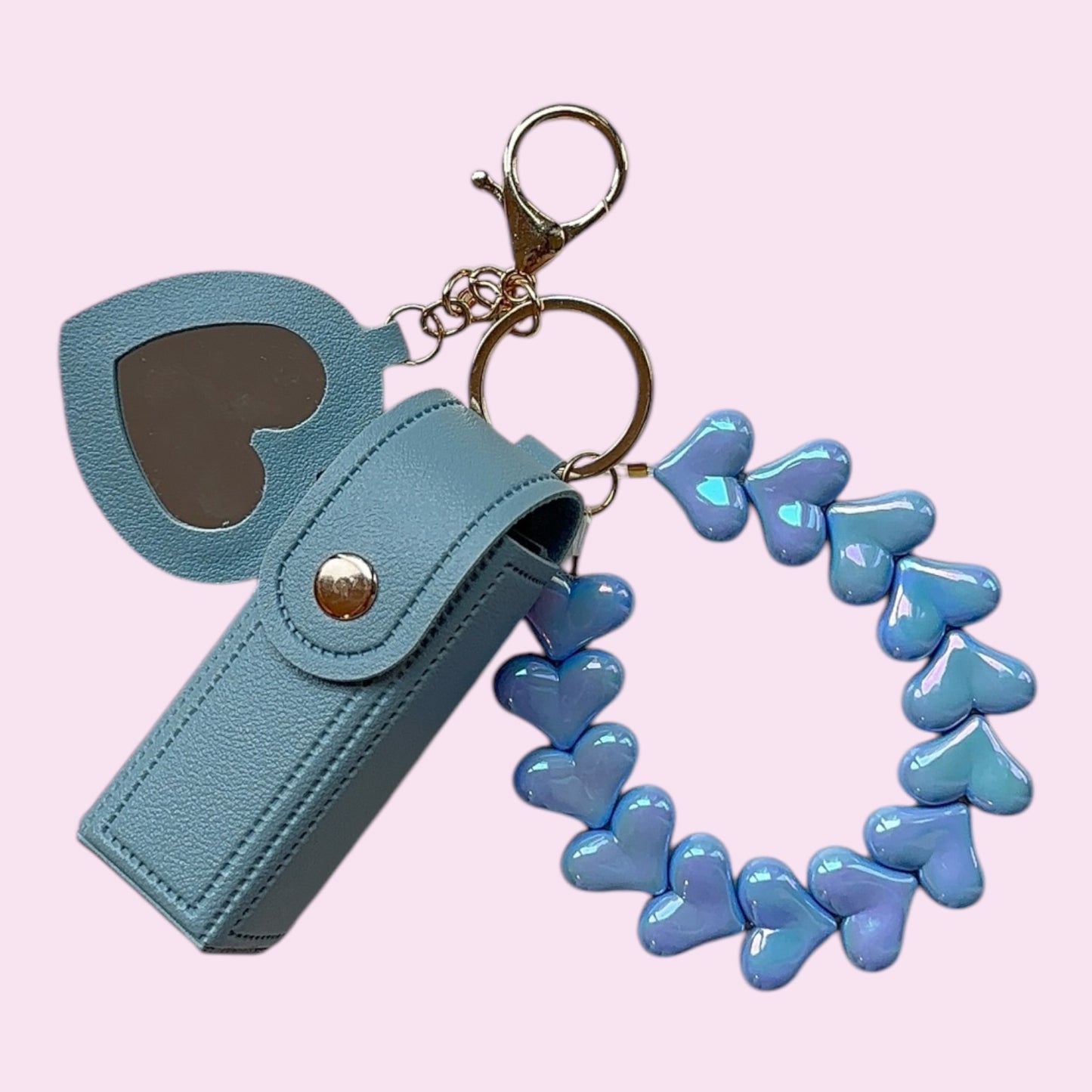 Bag charm Lips blauw