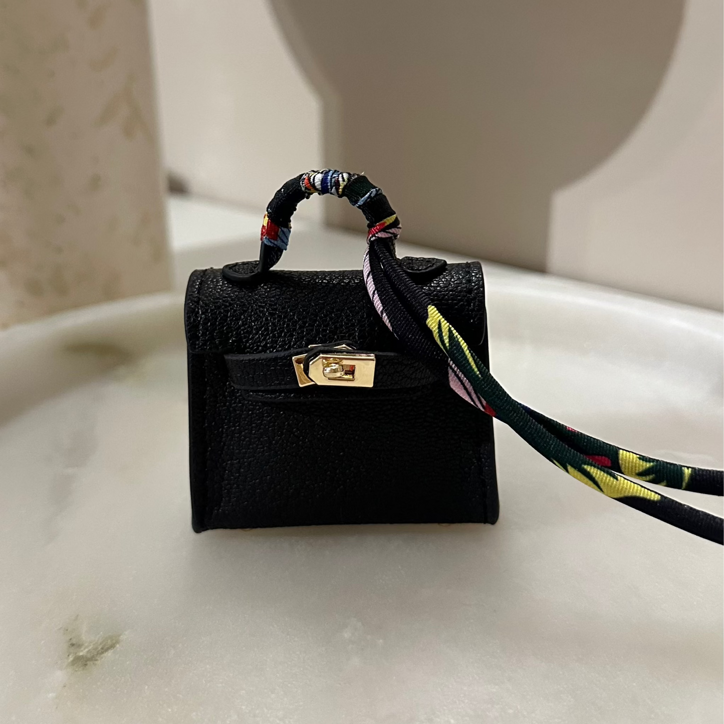 Bag charm - Mini bag zwart