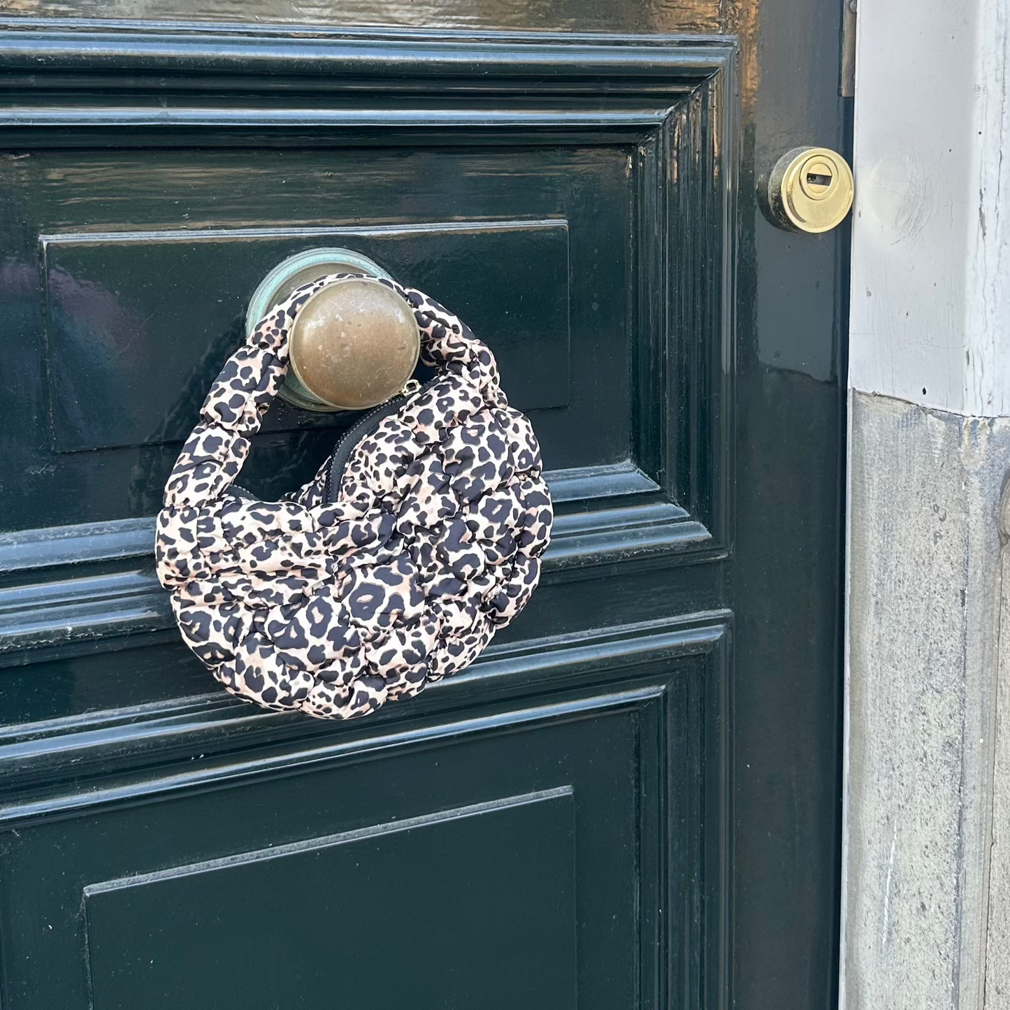 Puffy bag - Panter print