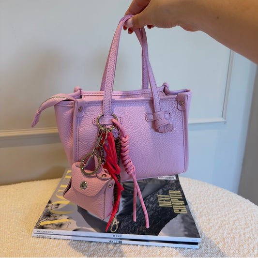 Pinky bag ( echt leer! )