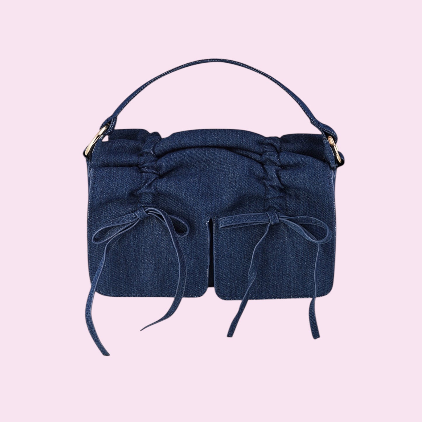 Charm bag denim