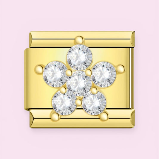 Crystal Daisy Charm