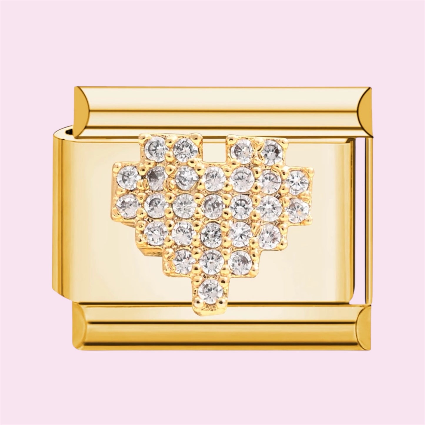 Shimmer Heart Charm N11