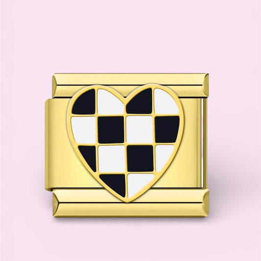 Playfull heart charm